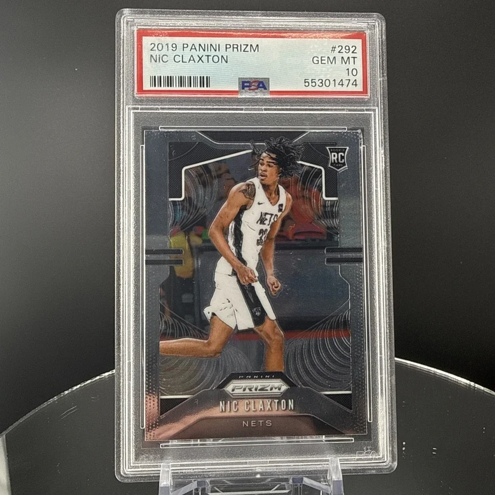 2019 Panini Prizm #292 Nic Claxton Rookie RC PSA 10 Gem Mint Brooklyn Nets